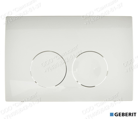 Смывная клавиша Geberit Delta 21 115.125.11.1 белый глянец